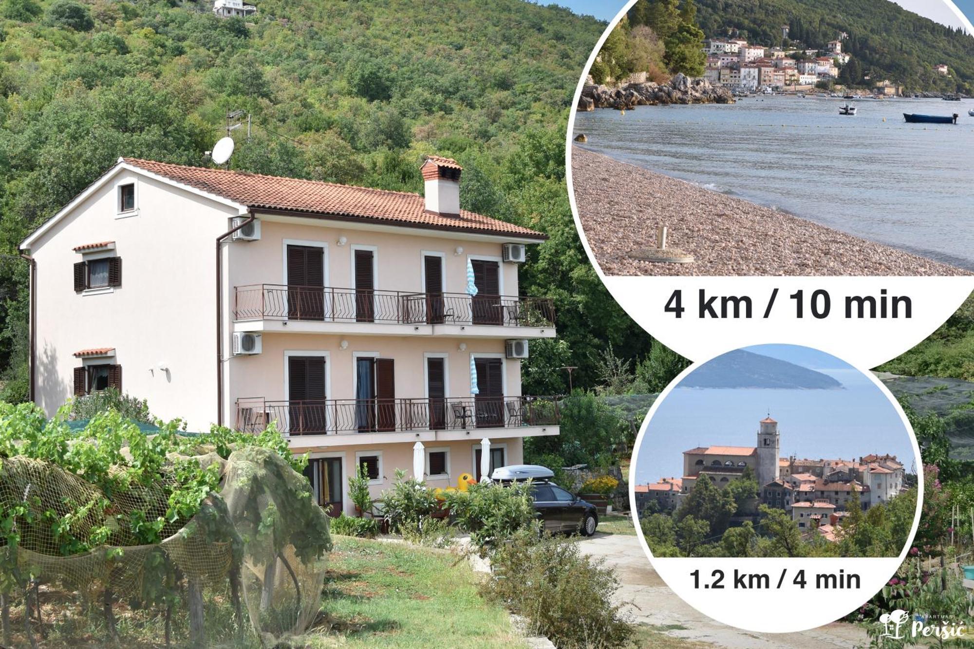 Apartman Persic Mošćenička Draga Esterno foto